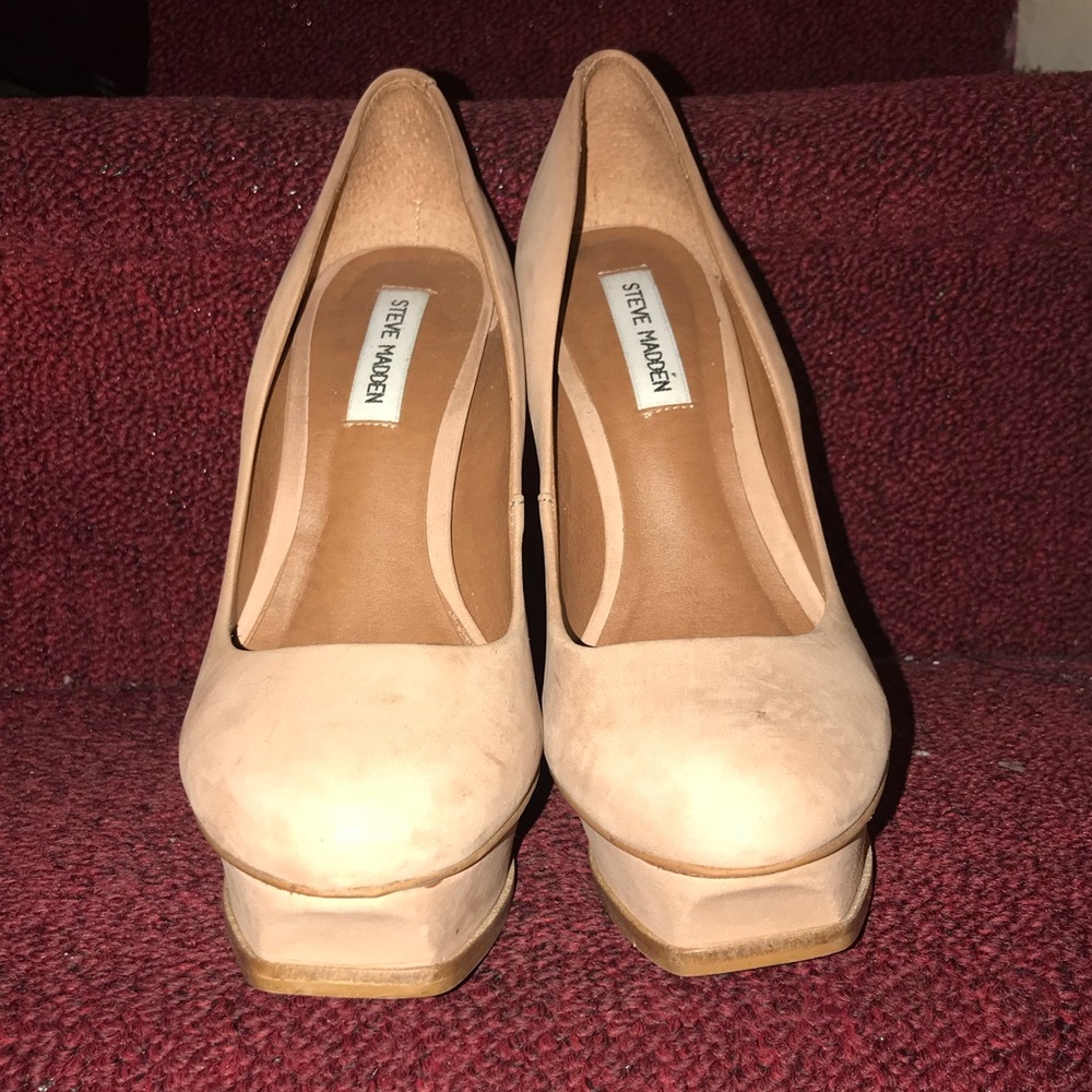 Nude Steve Madden Heels